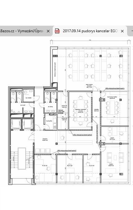 Kanceláře, Praha, 140 00, 340 m²