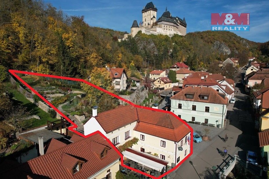 Restaurace, Karlštejn, 350 m²