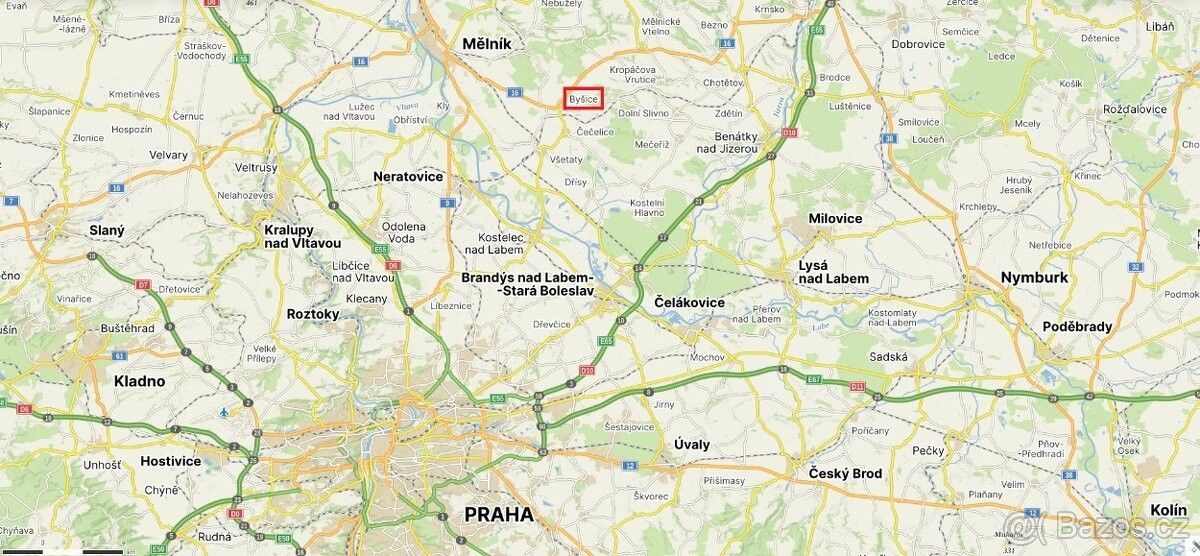 Pozemky pro bydlení, Byšice, 277 32