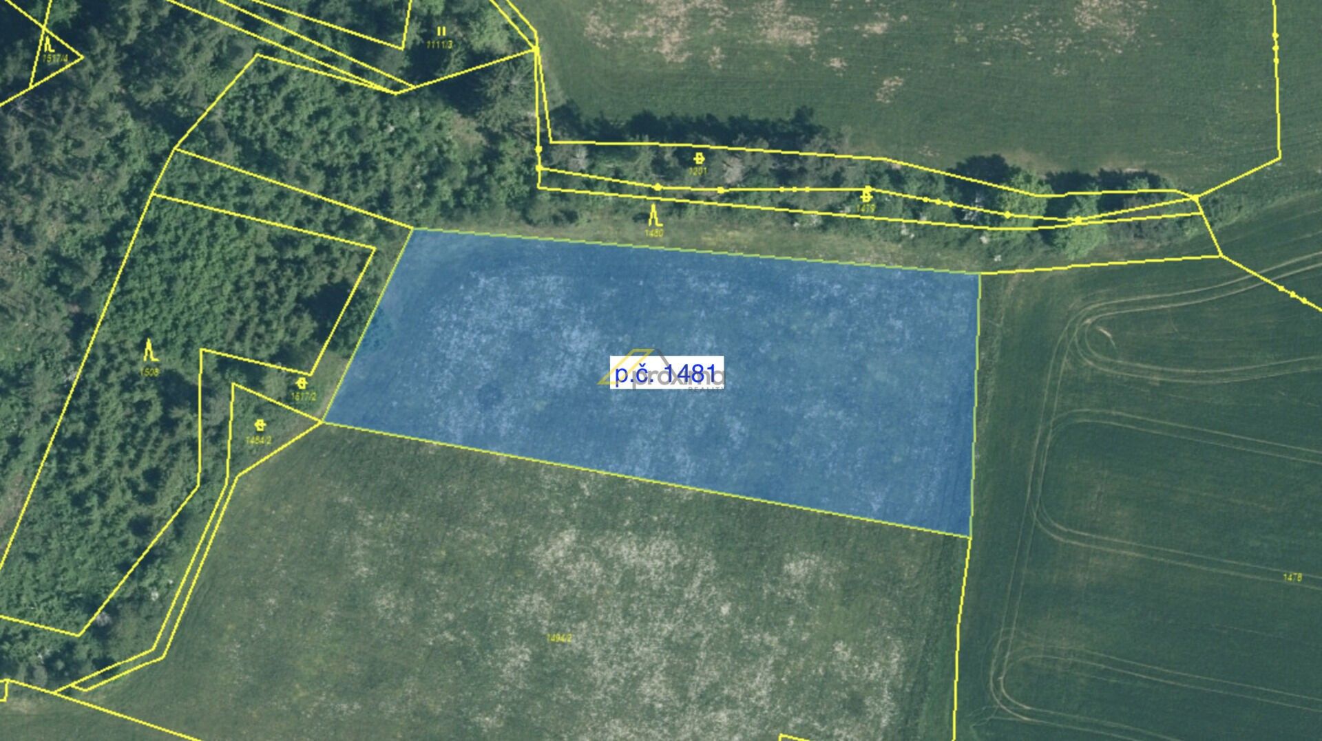 Zemědělské pozemky, Hoslovice, 5 m²