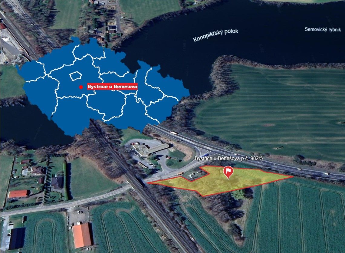 Pozemky pro bydlení, Bystřice u Benešova, 257 51