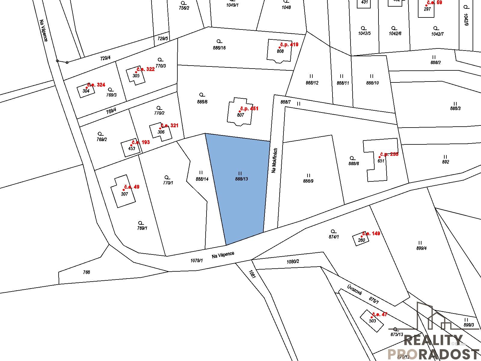 Pozemky pro bydlení, Psáry, 1 m²