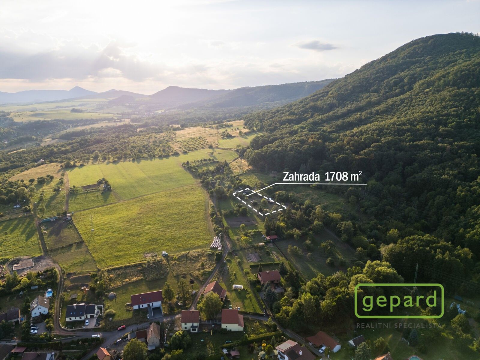 Prodej zahrada - Pohořany, Žitenice, 1 708 m²