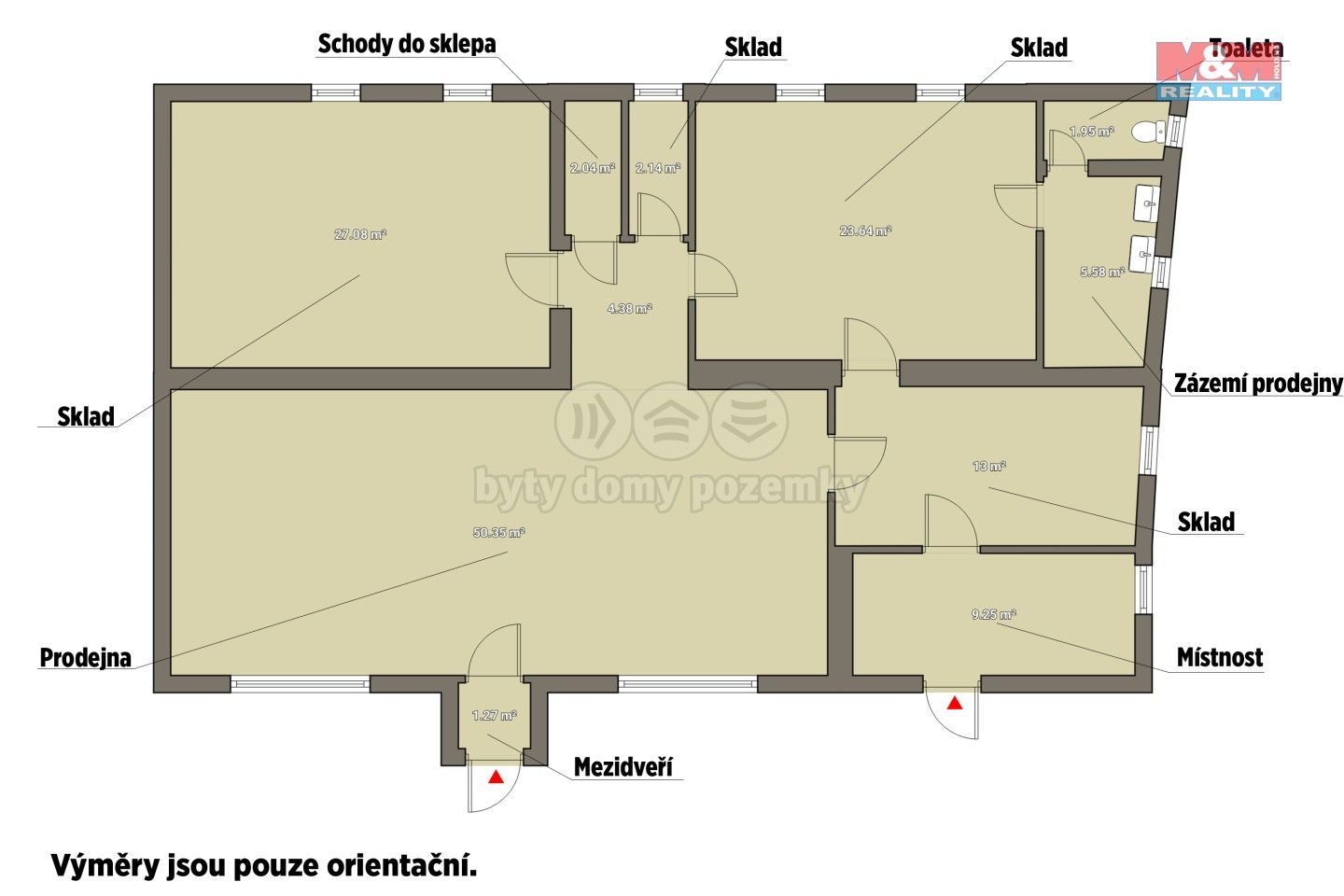 Prodej obchodní prostory - Prádlo, 141 m²