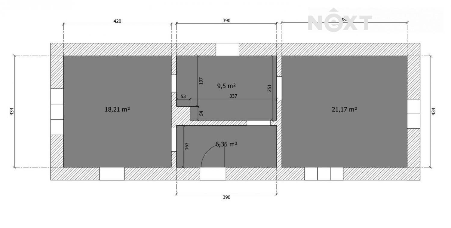 Prodej rodinný dům - Hradenín, Plaňany, 70 m²