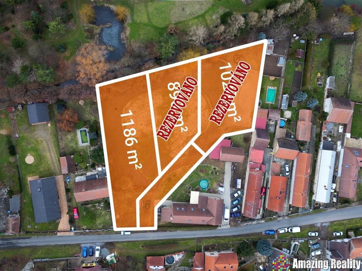 Prodej pozemek pro bydlení - Český Brod, 282 01, 1 186 m²