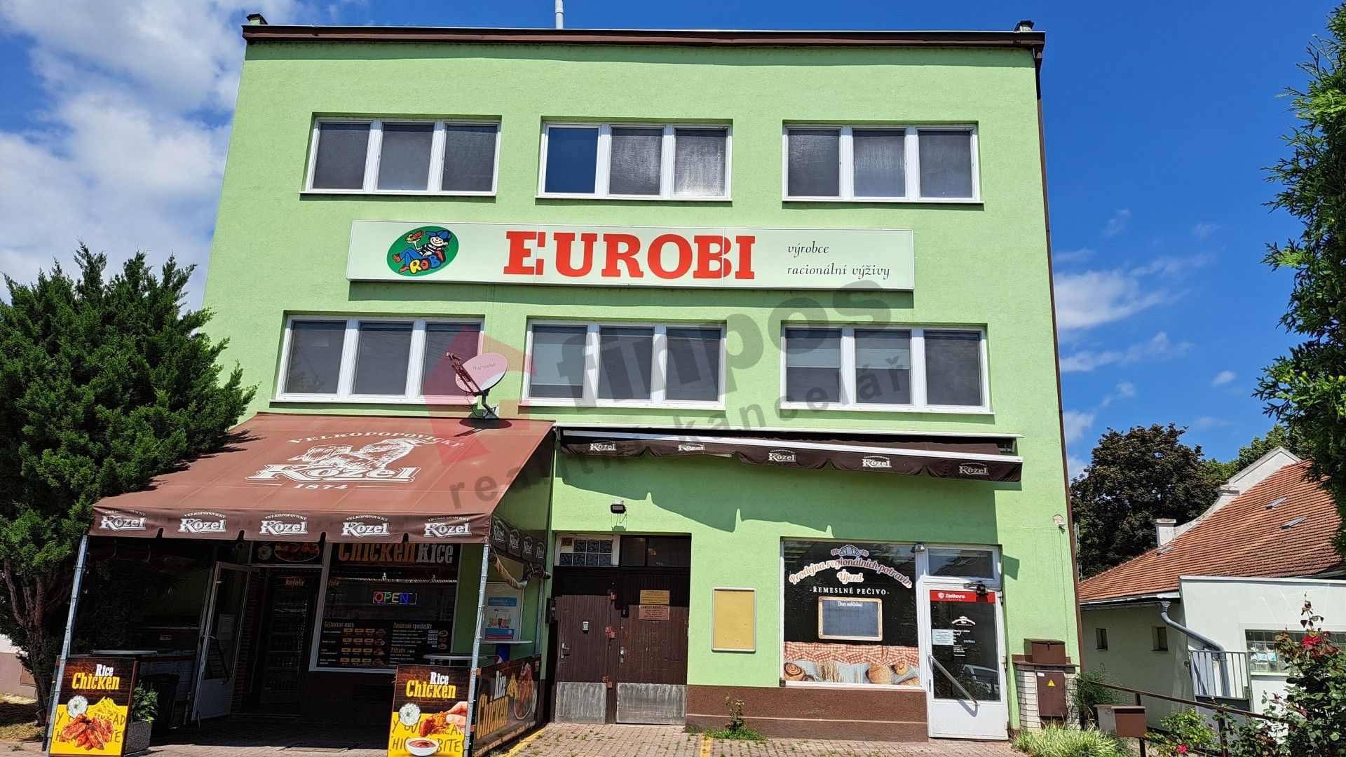 Obchodní prostory, Nádražní, Újezd u Brna, 71 m²