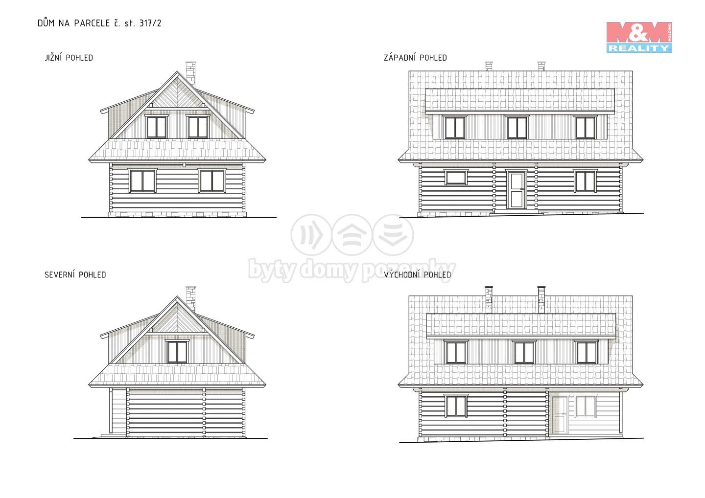 Chaty, Beskydy, 380 m²