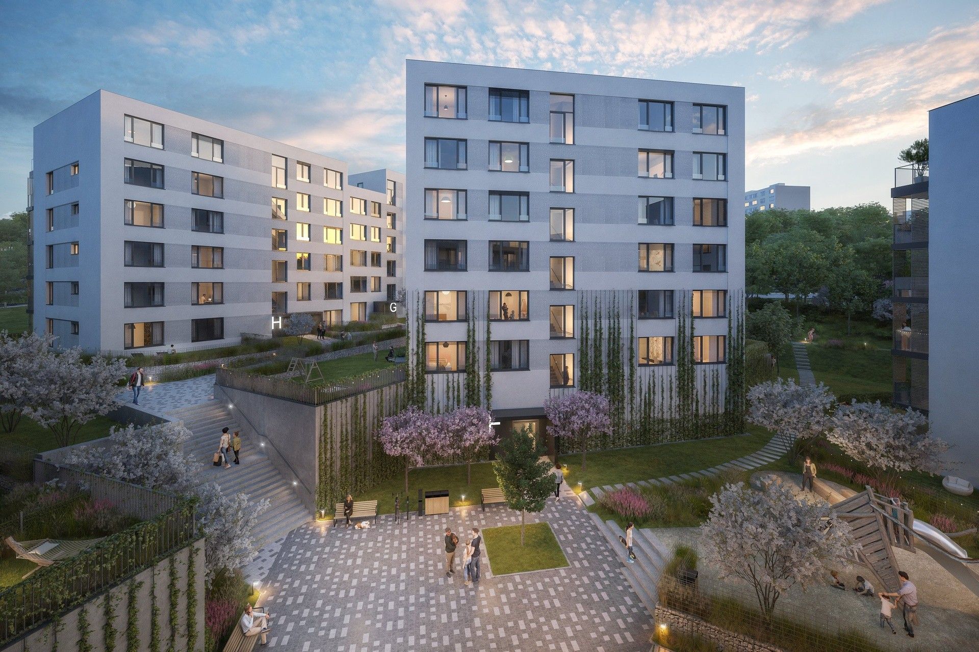 3+kk, Komárkova, Praha, 75 m²