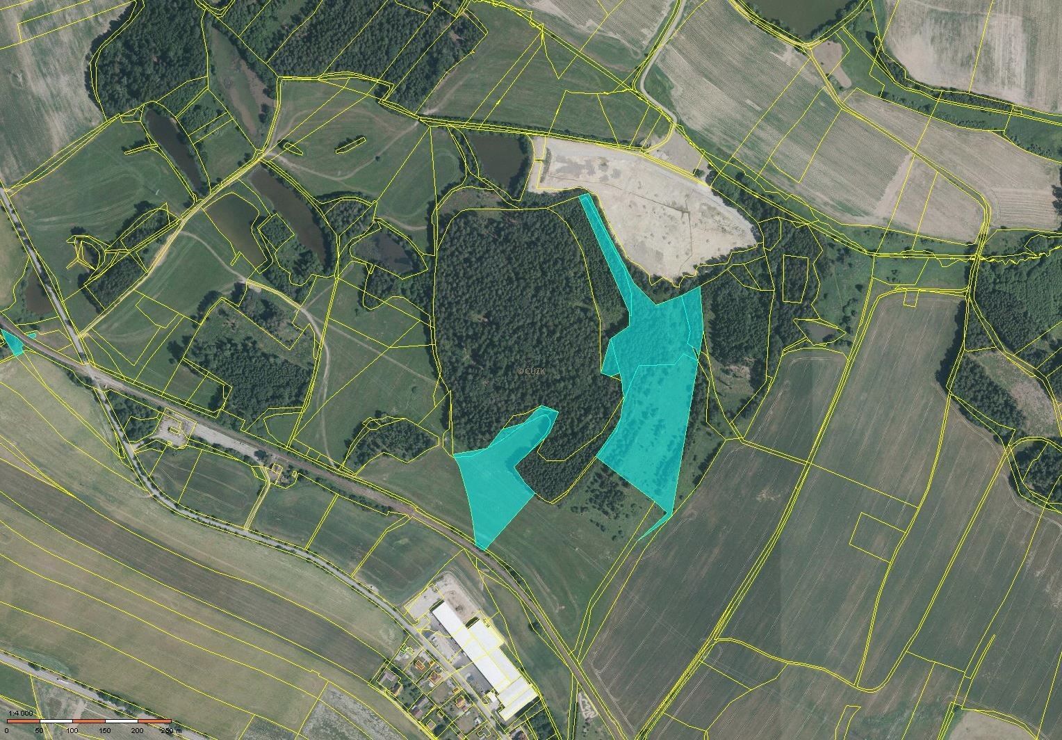 Louky, Děbolín, Jindřichův Hradec, 54 908 m²