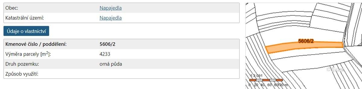 Prodej pozemek - Napajedla, 763 61, 4 233 m²