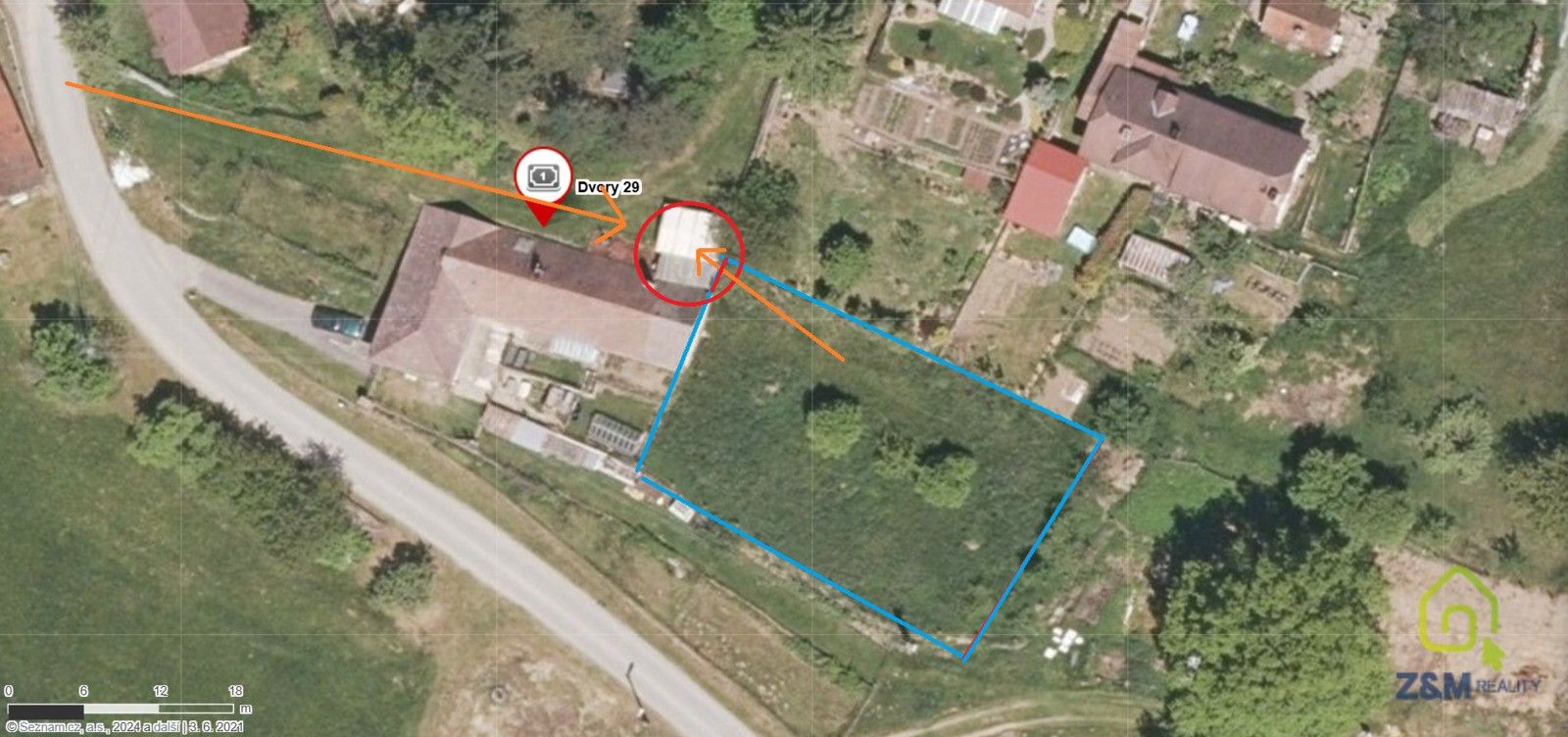 Prodej pozemek pro bydlení - Dvory, 693 m²