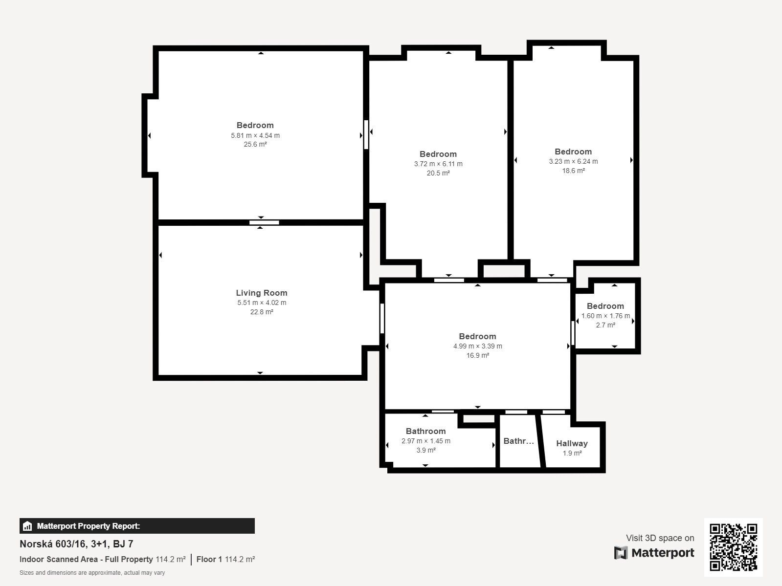 Pronájem byt 3+1 - Norská, Praha, 112 m²