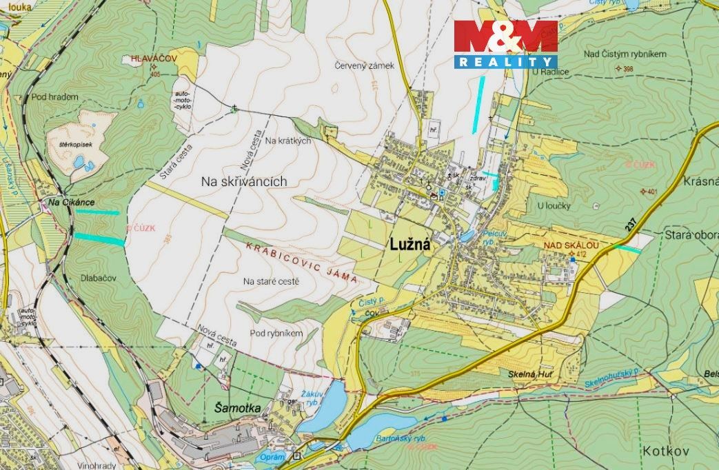 Pozemky pro bydlení, Lužná v Čechách, 270 51