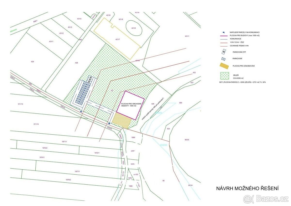 Pozemky pro bydlení, Ostrava, 725 28