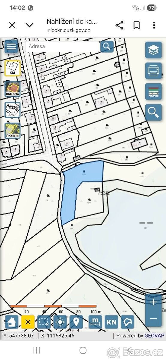 Pozemky pro bydlení, Horka nad Moravou, 783 35