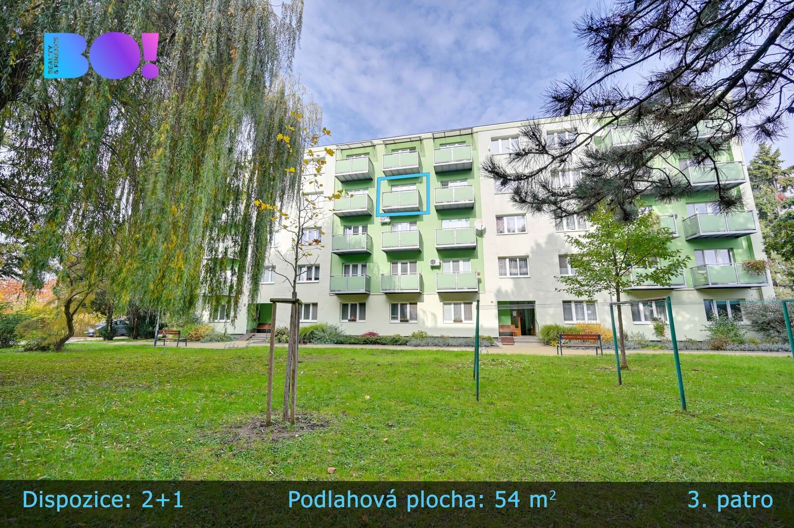 2+1, Sídliště Zahradní, Kyjov, 54 m²