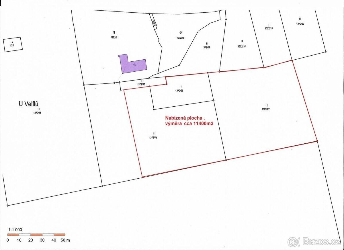 Pozemky pro bydlení, Hořice na Šumavě, 382 22, 11 400 m²