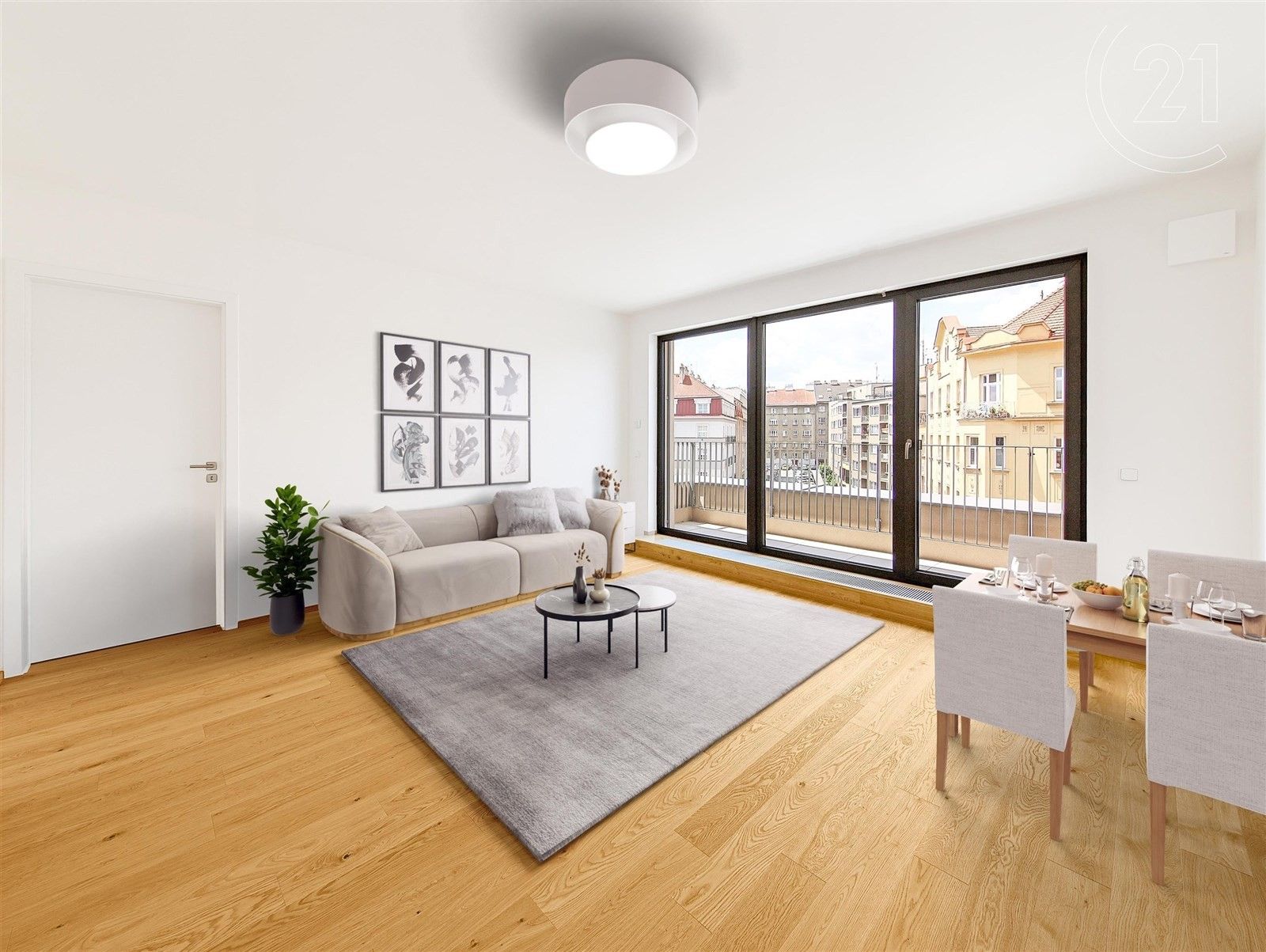 2+kk, Kloboučnická, Praha, 58 m²