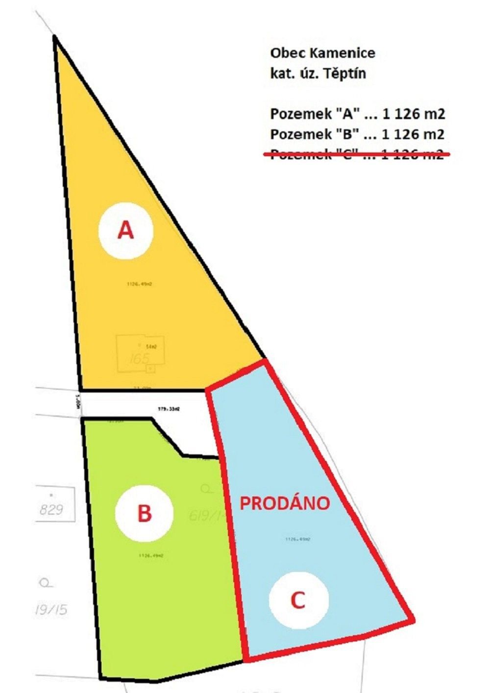 Pozemky pro bydlení, K Dubu, Kamenice, 1 126 m²