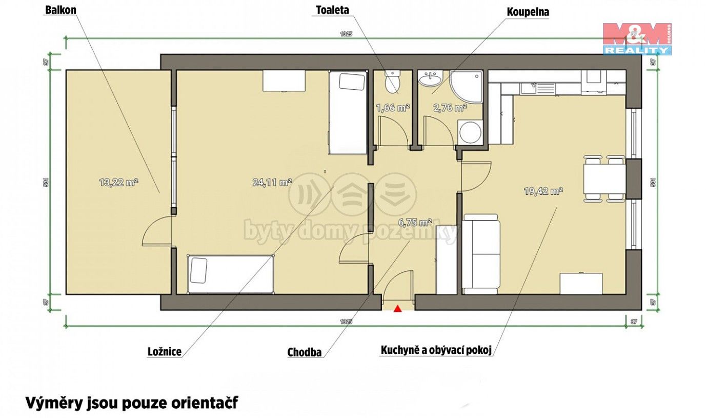 Pronájem byt 2+kk - alej Svobody, Plzeň, 55 m²