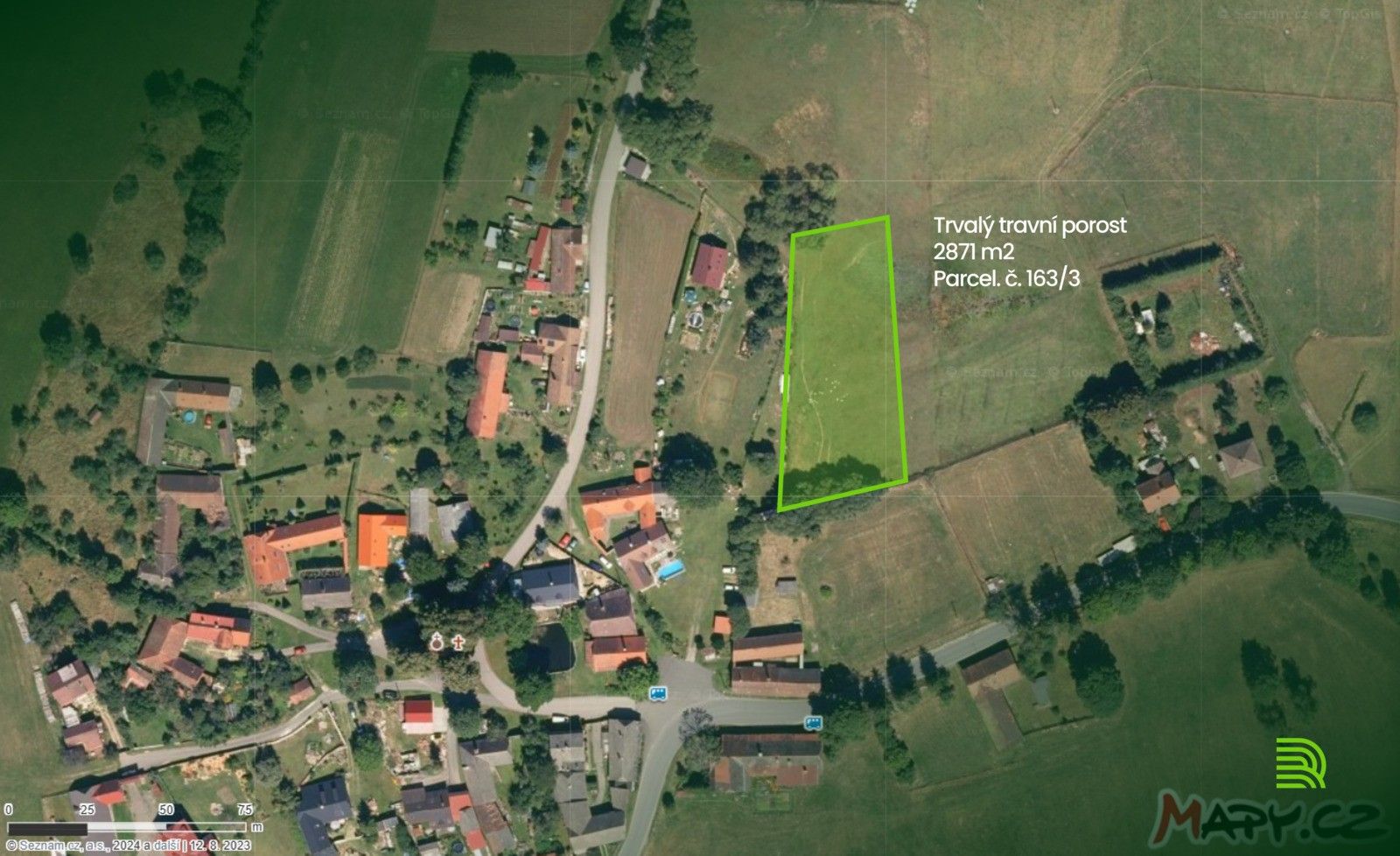 Zemědělské pozemky, Vacov, 2 871 m²