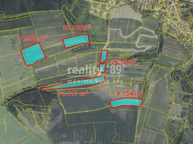 Zemědělské pozemky, Zeměchy, Kralupy nad Vltavou, 71 991 m²