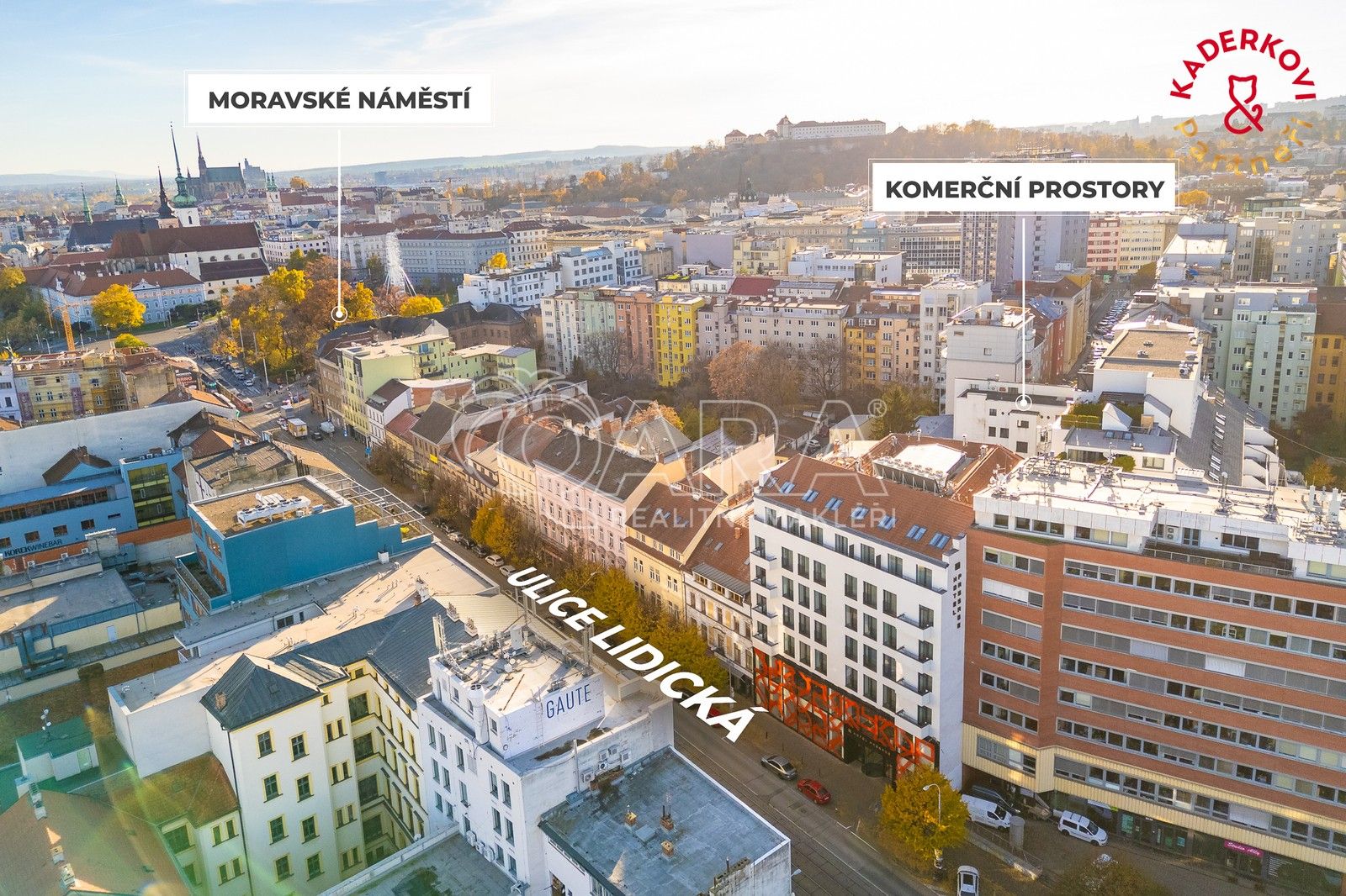 Obchodní prostory, Lidická, Brno, 326 m²