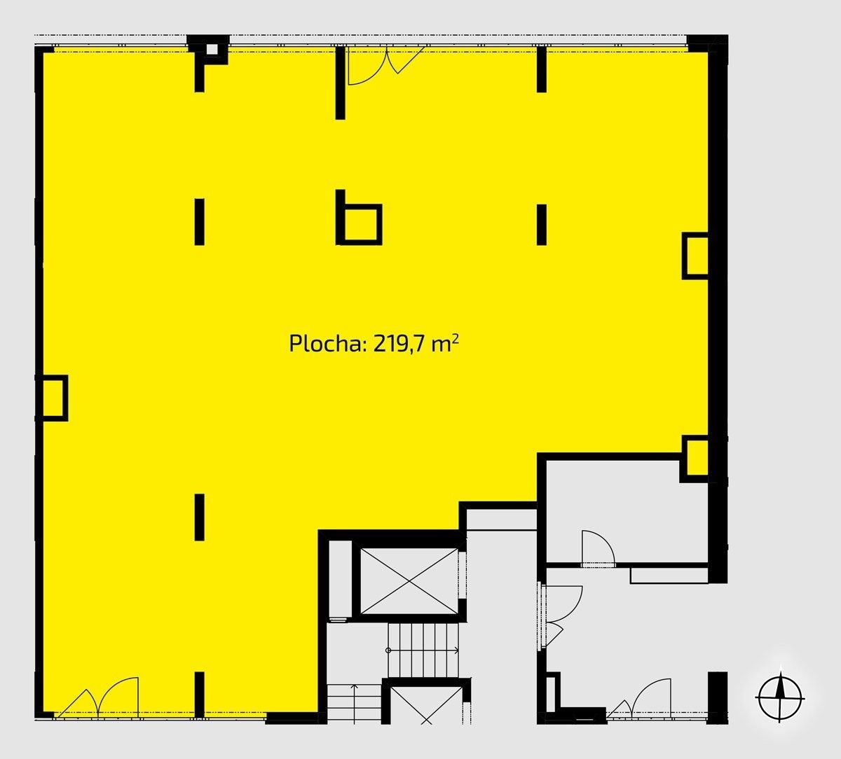 Prodej obchodní prostory - Poděbradská, Praha, 220 m²