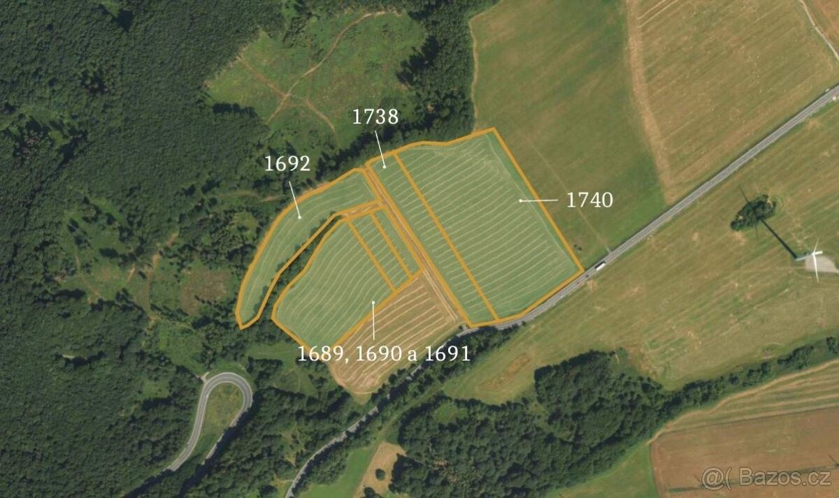 Zemědělské pozemky, Šternberk, 785 01, 79 906 m²