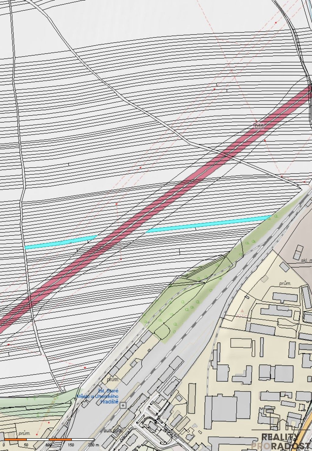 Komerční pozemky, Staré Město, 3 m²