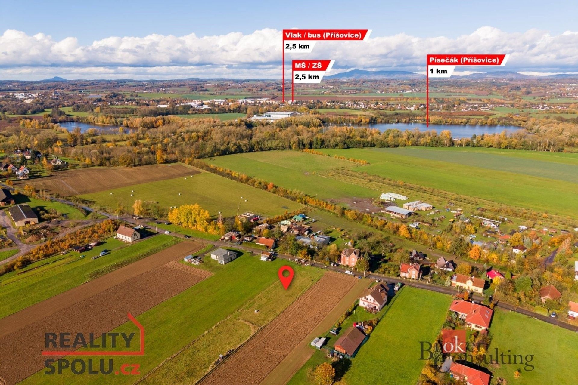 Pozemky pro bydlení, Všeň