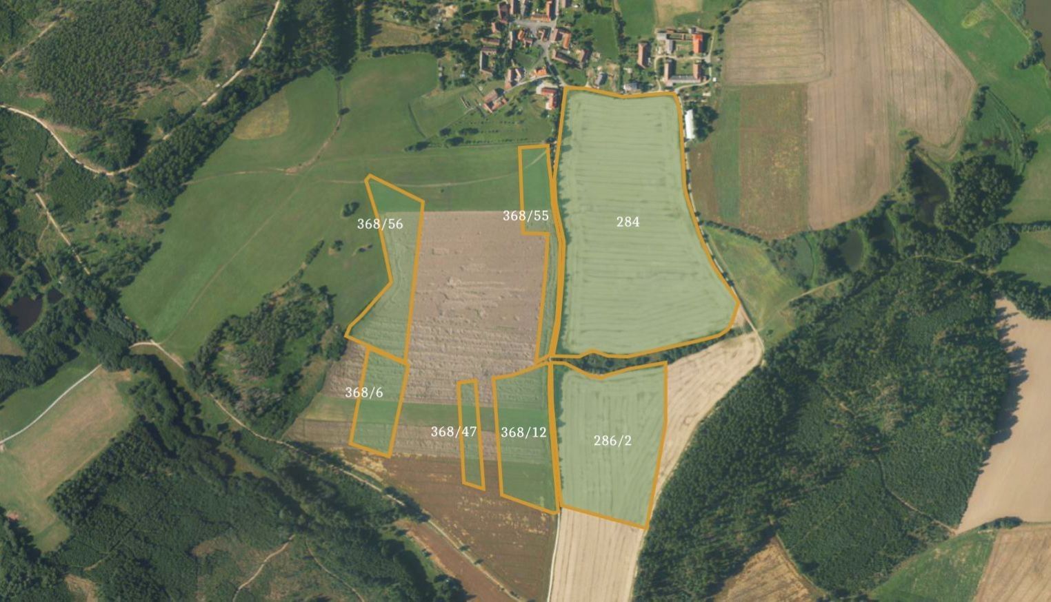 Prodej zemědělský pozemek - Borovná