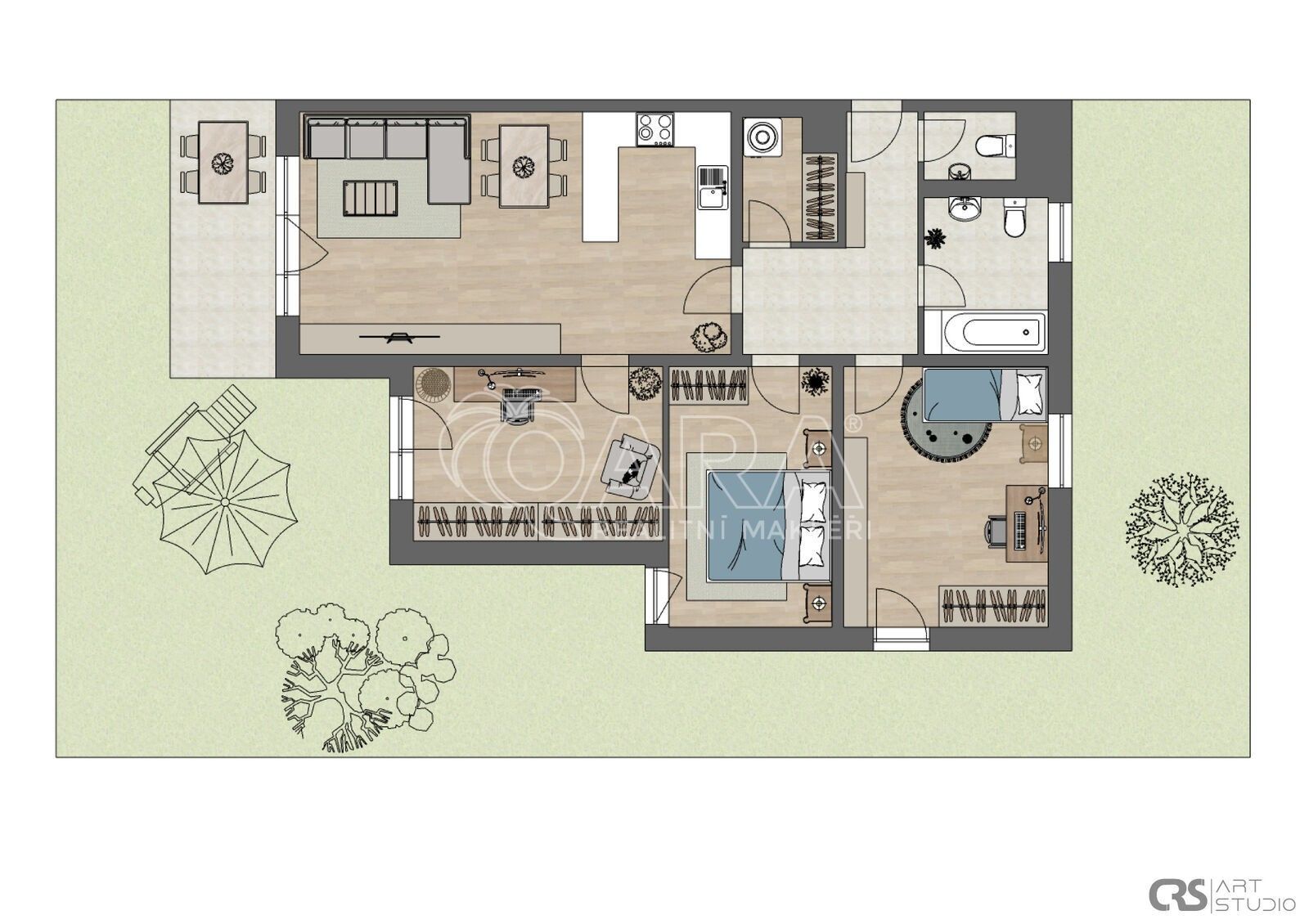 Prodej byt 4+kk - U Parketárny, Unhošť, 89 m²