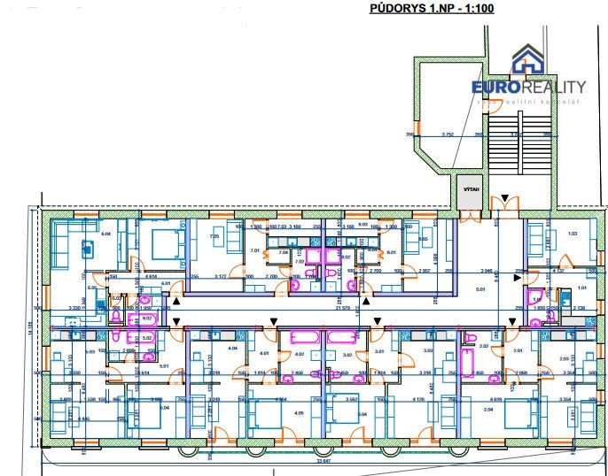 Prodej činžovní dům - Kotkova, Aš, 2 480 m²