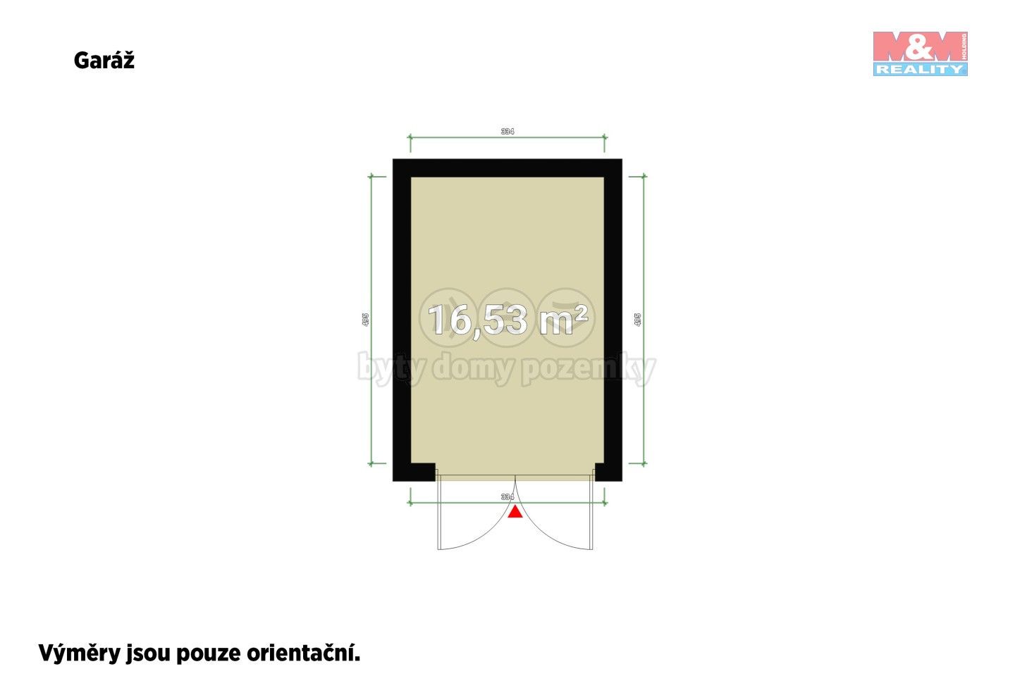 Prodej garáž - Vítězná, Bor, 17 m²