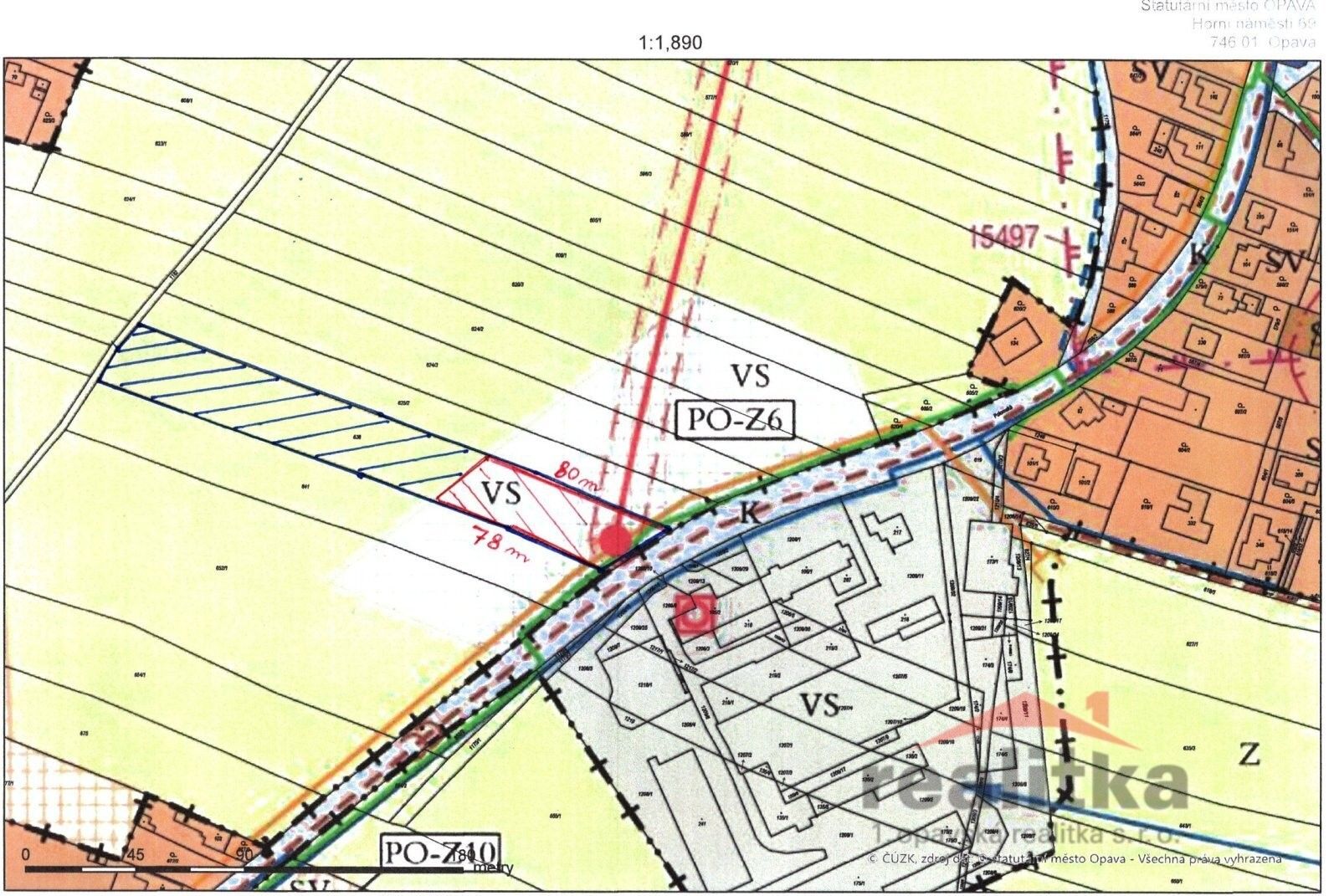 Komerční pozemky, Polomská, Opava, 5 935 m²