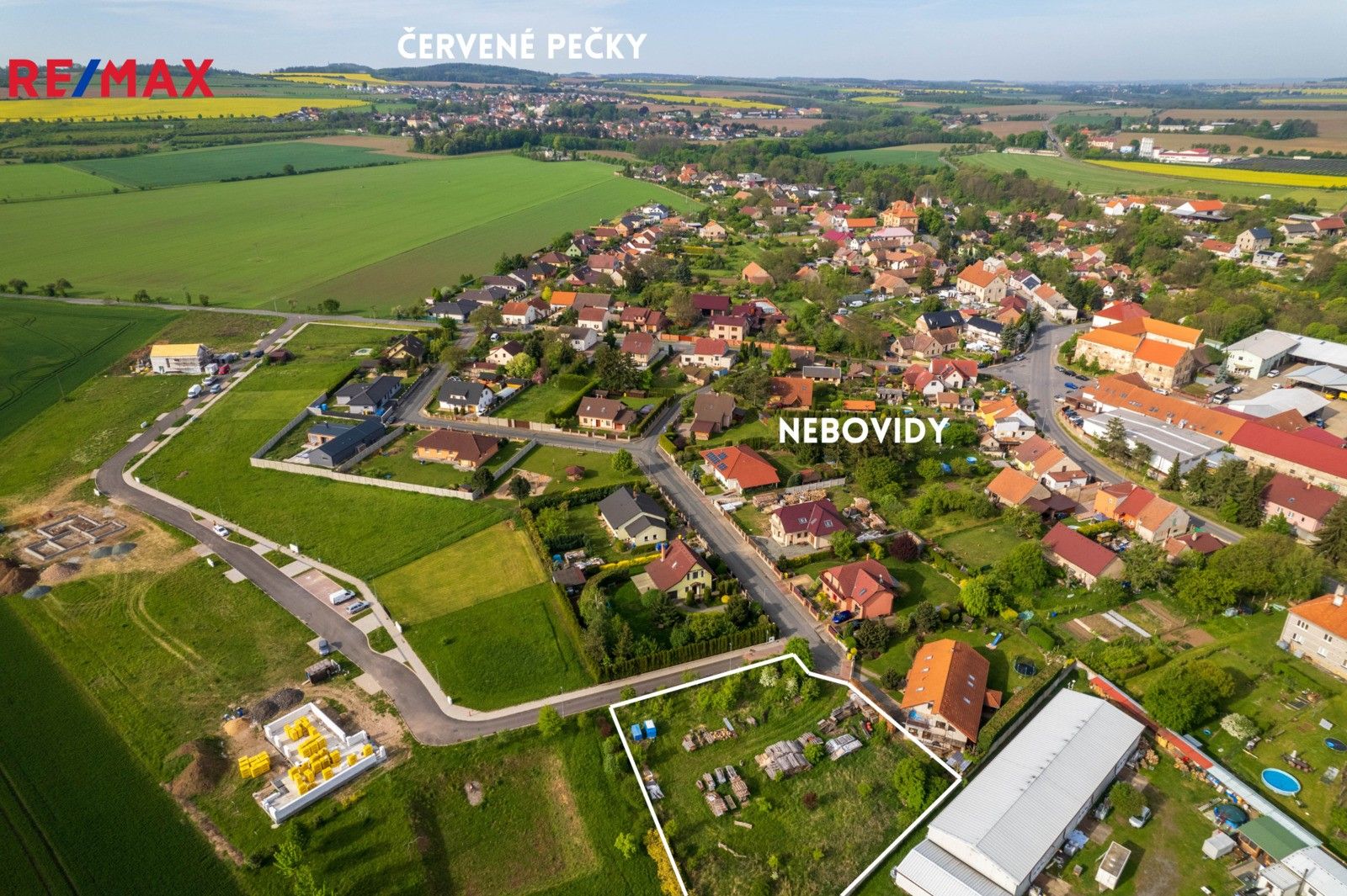 Pozemky pro bydlení, Nebovidy, 1 748 m²