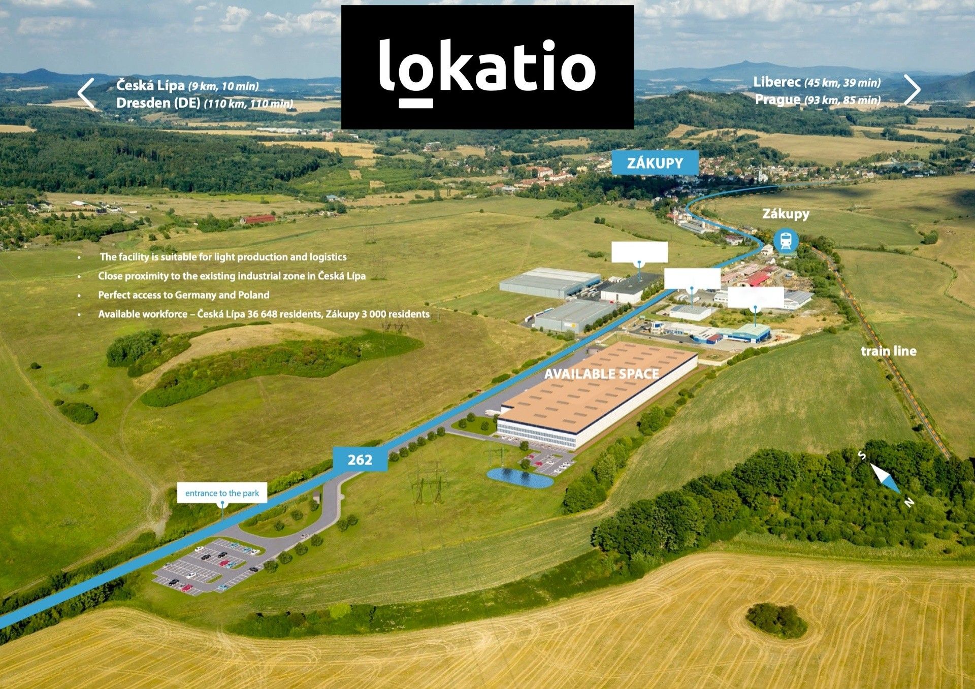 Pronájem sklad - Česká Lípa, 3 500 m²