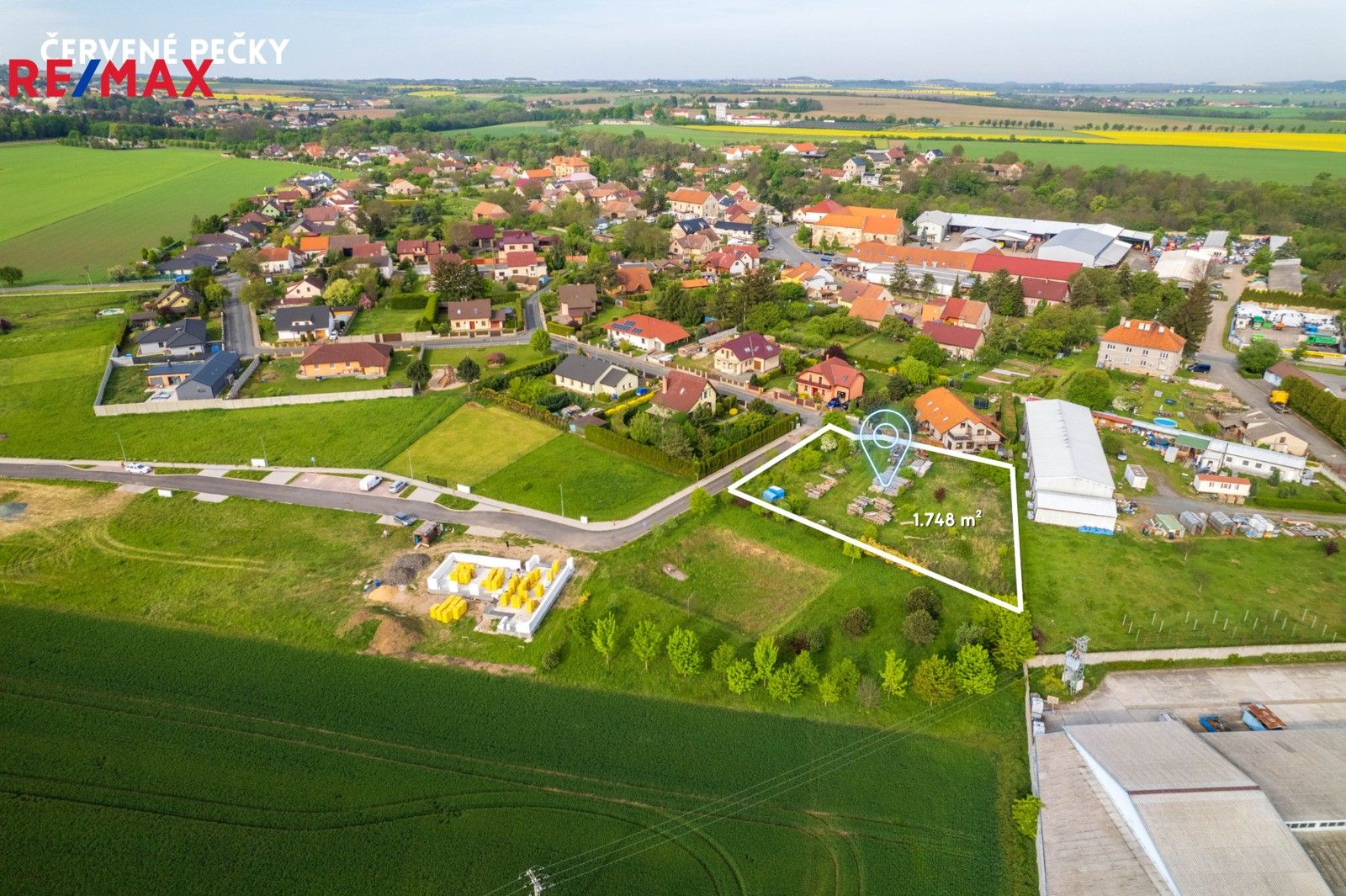 Pozemky pro bydlení, Nebovidy, 1 748 m²