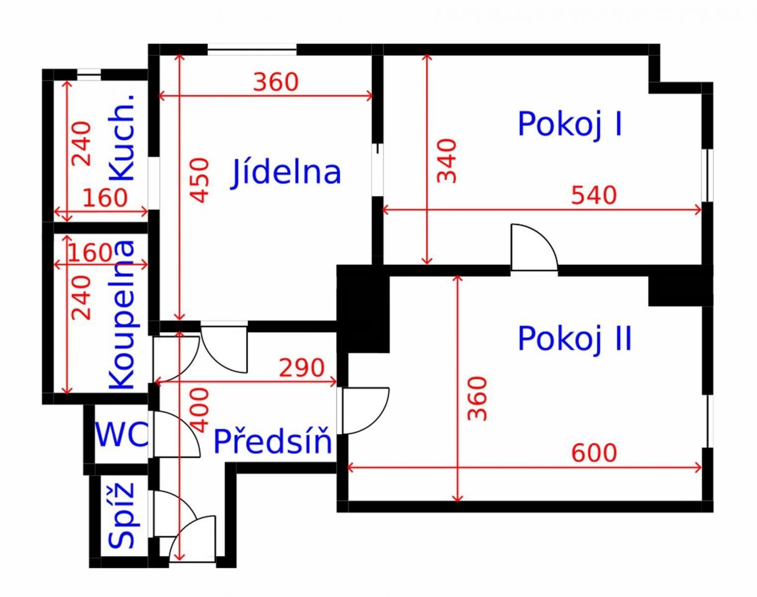 3+kk, Jana Želivského, Praha, 73 m²