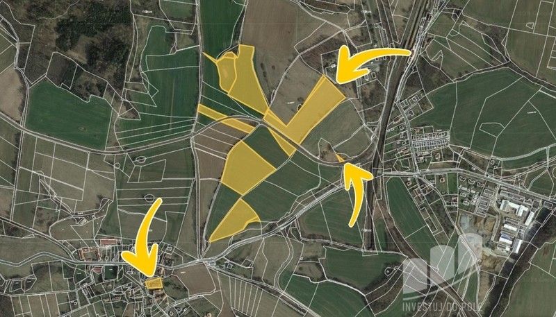 Prodej zemědělský pozemek - Vrchotovy Janovice, 257 53, 100 356 m²