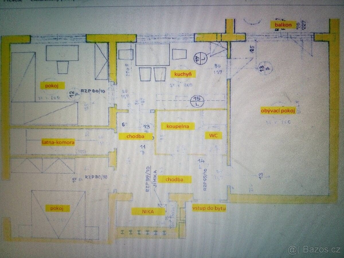 Prodej byt 3+1 - Břeclav, 690 03, 79 m²