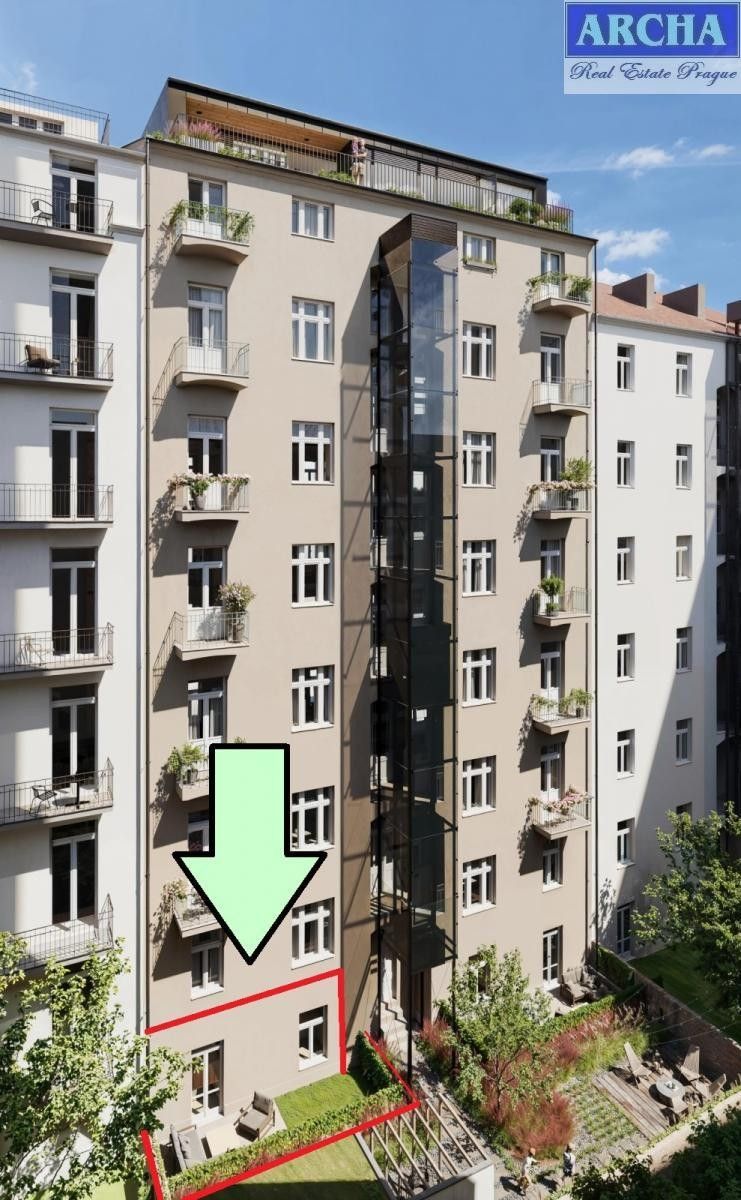 Kanceláře, Hořejší nábřeží, Praha, 75 m²