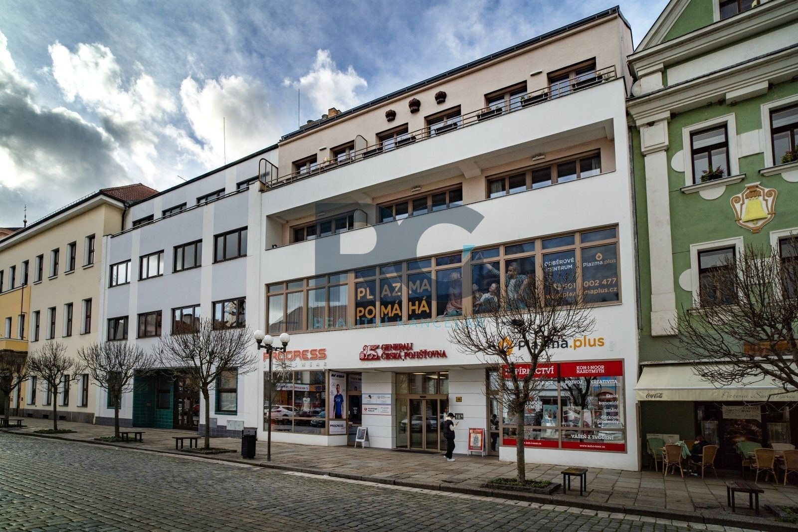 Obchodní prostory, Velké náměstí, Písek, 173 m²