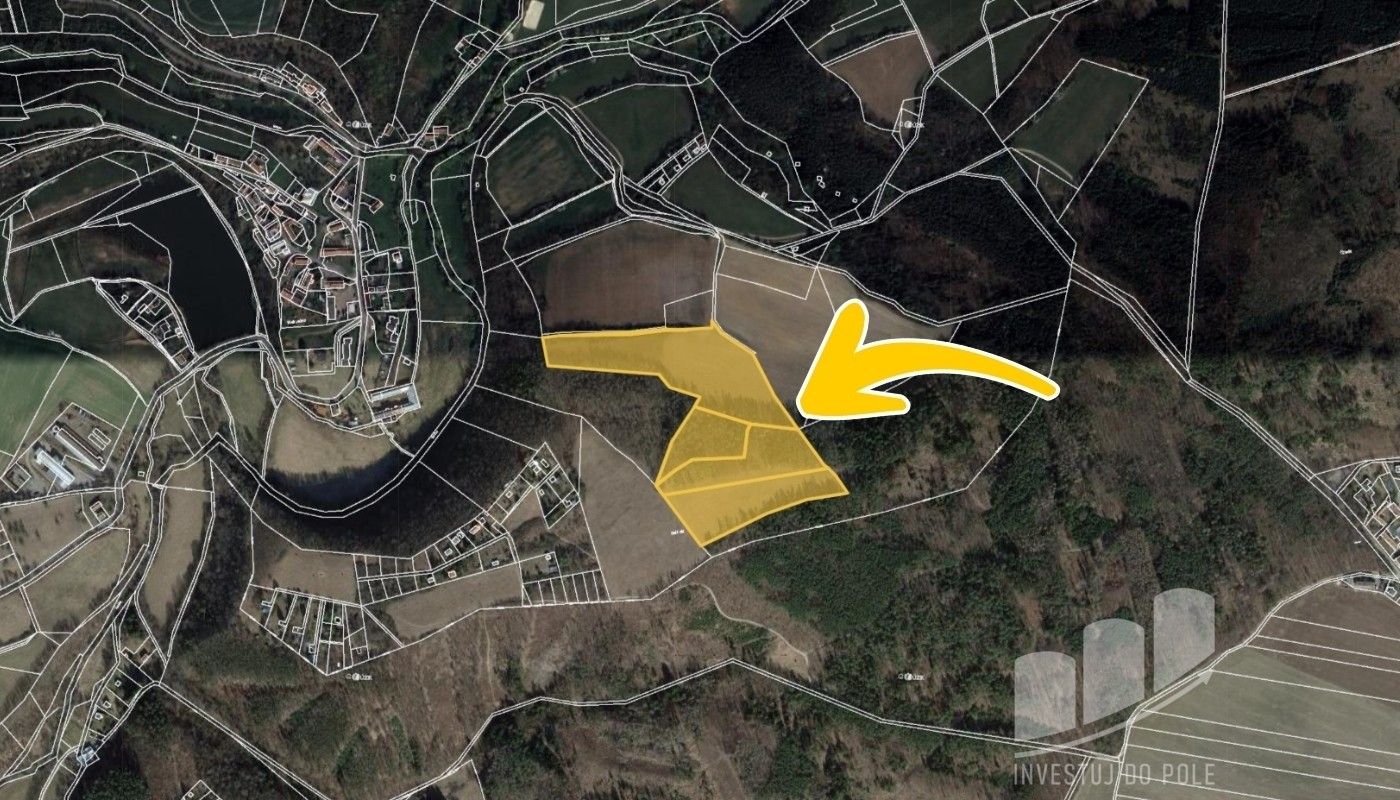 Prodej louka - Malá Lečice, Bojanovice, 56 080 m²