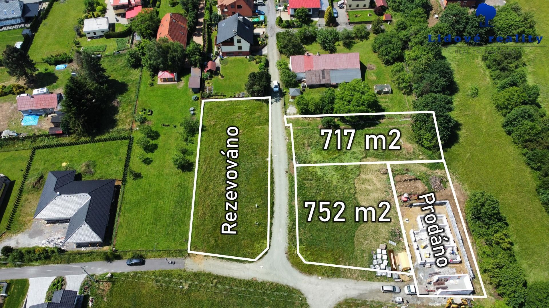 Pozemky pro bydlení, Soběšovice, 717 m²