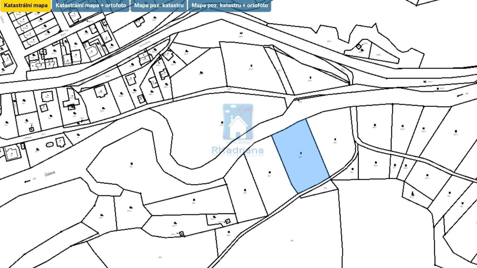 Pronájem louka - Plzeň, 3 300 m²