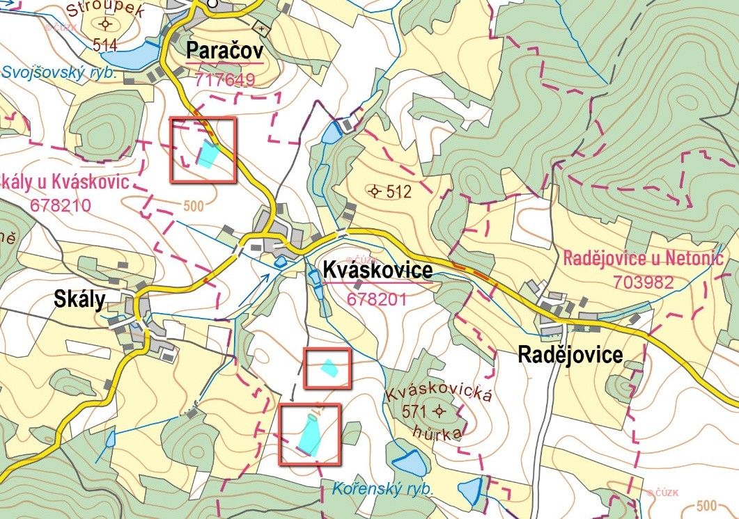 Zemědělské pozemky, Strakonice, 386 01, 36 772 m²