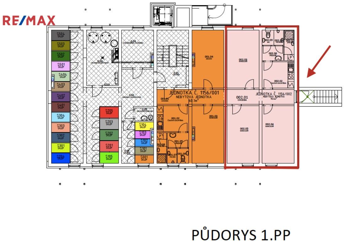 Kanceláře, Pražská, Pelhřimov, 72 m²